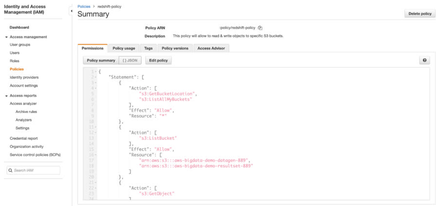 redshift vpc: Prerequisites of creating redshift vpc 3